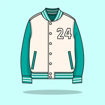 Baseball Jacket Stock Illustration