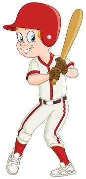 Baseball kid Stock Illustration