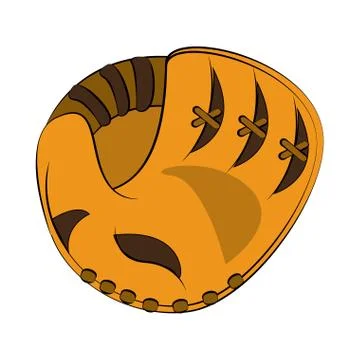Baseball leather glove Illustrazione stock