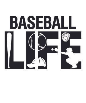 Baseball life Stock Illustration