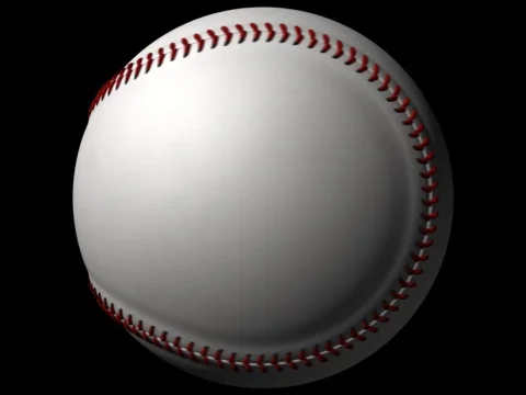 Baseball Loop-5 Sec Y Rotate-D1 動画素材 502317