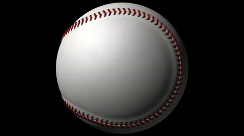 Baseball Loop-5 Sec Y Rotate-1080p Stock Footage 517745