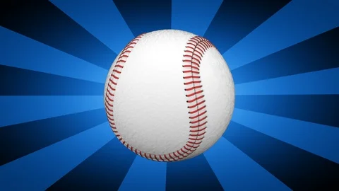 The baseball. Looping footage has 4K resolution. 3D Illustration. Stock Footage 115958552