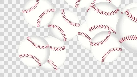 Baseball Material Effect CG Transition Stock Footage 239619783