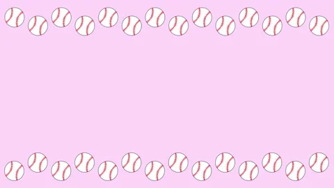 Baseball Material Effect Flame Pink Stock Footage 239619382