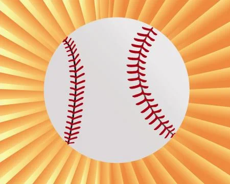 Baseball myach Stock Illustration