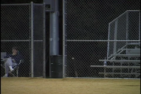 Baseball Night Homerun Stock Footage 296810