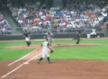 Baseball Out At First Base 02 Footage
