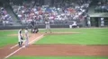Baseball Out At First Base 02 HD Footage