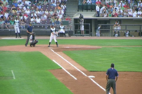 Baseball Out At First Base 04 Video stock 2722399