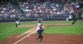 Baseball Out At First Base HD Footage