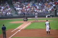 Baseball Out At First Base Footage