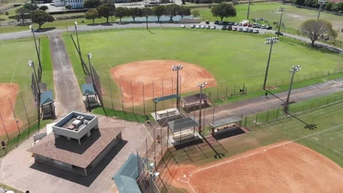 Baseball Park from the air 스톡 동영상 172335526