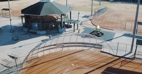 Baseball Park Flyover Charlotte Video stock 95920171