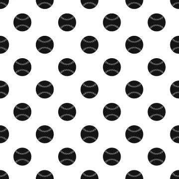 Baseball pattern Stock Illustration