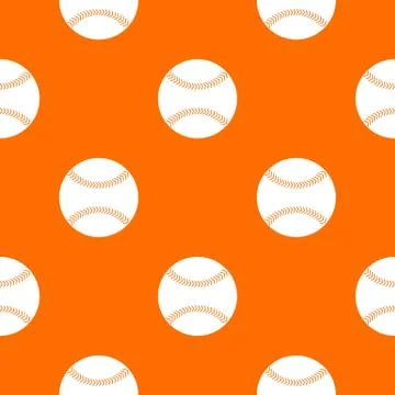 Baseball pattern seamless Stock Illustration