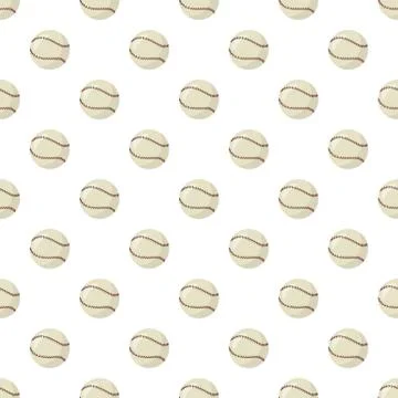 Baseball pattern seamless イラスト素材