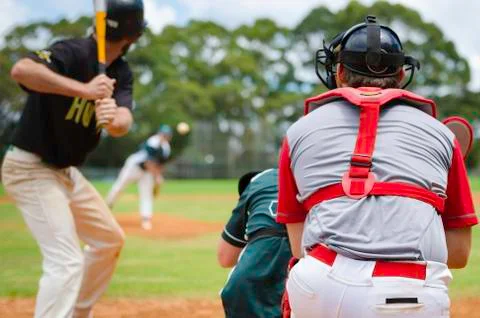 Baseball pitch Stock Photos