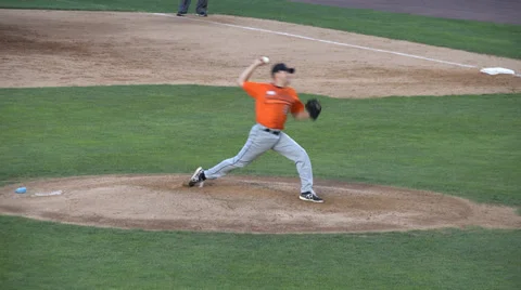 Baseball Pitcher, Pitching, Throwing, Athletes, Sports Stock Footage 39707960