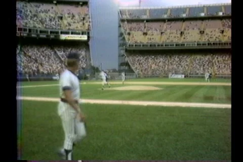 Baseball Play Archival Video stock 253967064