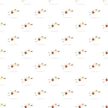 Baseball player catching ball seamless pattern background イラスト素材