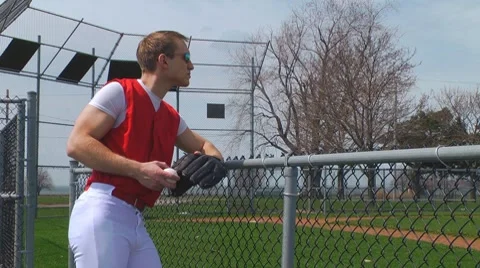 Baseball Player Stock Footage 7900629