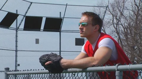 Baseball Player Stock Footage 7900939