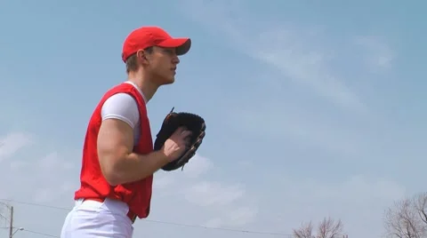 Baseball Player Stock Footage 7901164