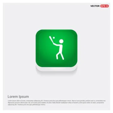 Baseball Player Icon Illustrazione stock