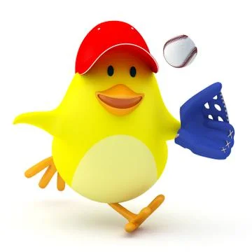 Baseball player Stock Illustration