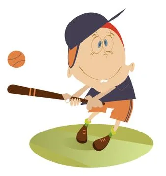 Baseball player Stockillustratie
