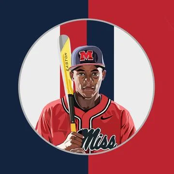 Baseball player Illustrazione stock