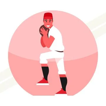 Baseball-player Stock Illustration