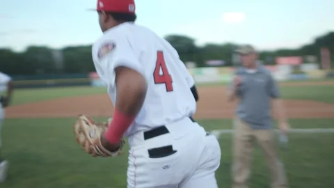 Baseball Players Running Video stock 122588614