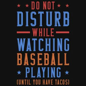 Baseball playing typography tshirt design  Stock Illustration
