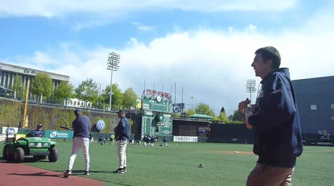 Baseball Pregame Time Lapse Stock Footage 711149
