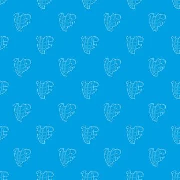 Baseball protect pattern vector seamless blue Stock Illustration