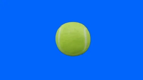 Baseball rotation animation on blue screen Stock Footage 245710398