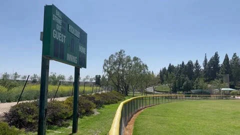 Baseball Scoreboard Side View Stock Footage 239755600