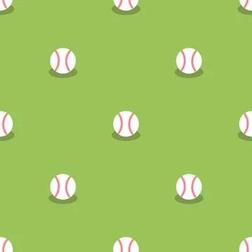 Baseball Seamless Pattern. Background. Baseball Seamless Pattern. Sport Ba... Stock Photos