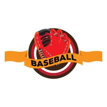Baseball shield illustration Stock Illustration