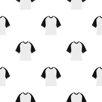 Baseball shirt pattern seamless Stock Illustration