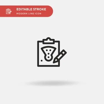 Baseball Simple vector icon. Illustration symbol design template for web mobi Illustrazione stock