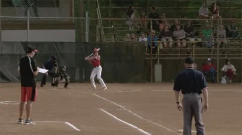 BaseBall  Slow Motion Hit Stock Footage 62481175