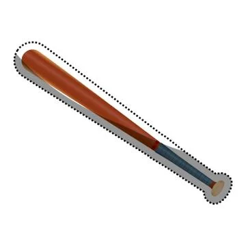 Baseball sport game Illustrazione stock