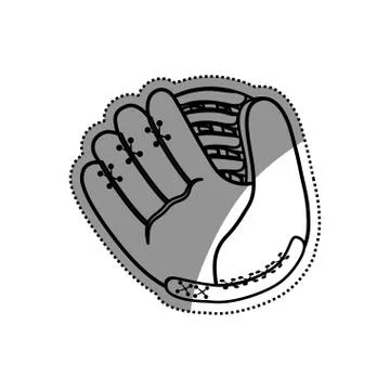 Baseball sport game Illustrazione stock