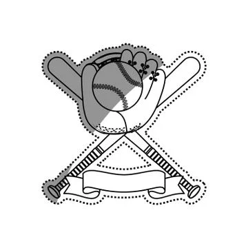 Baseball sport game 스톡 일러스트