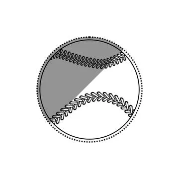 Baseball sport game Stock Illustration