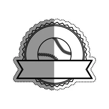 Baseball sport game Stock Illustration