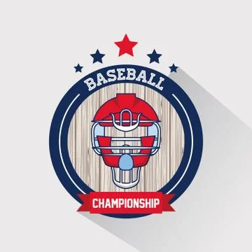 Baseball sport game Illustrazione stock